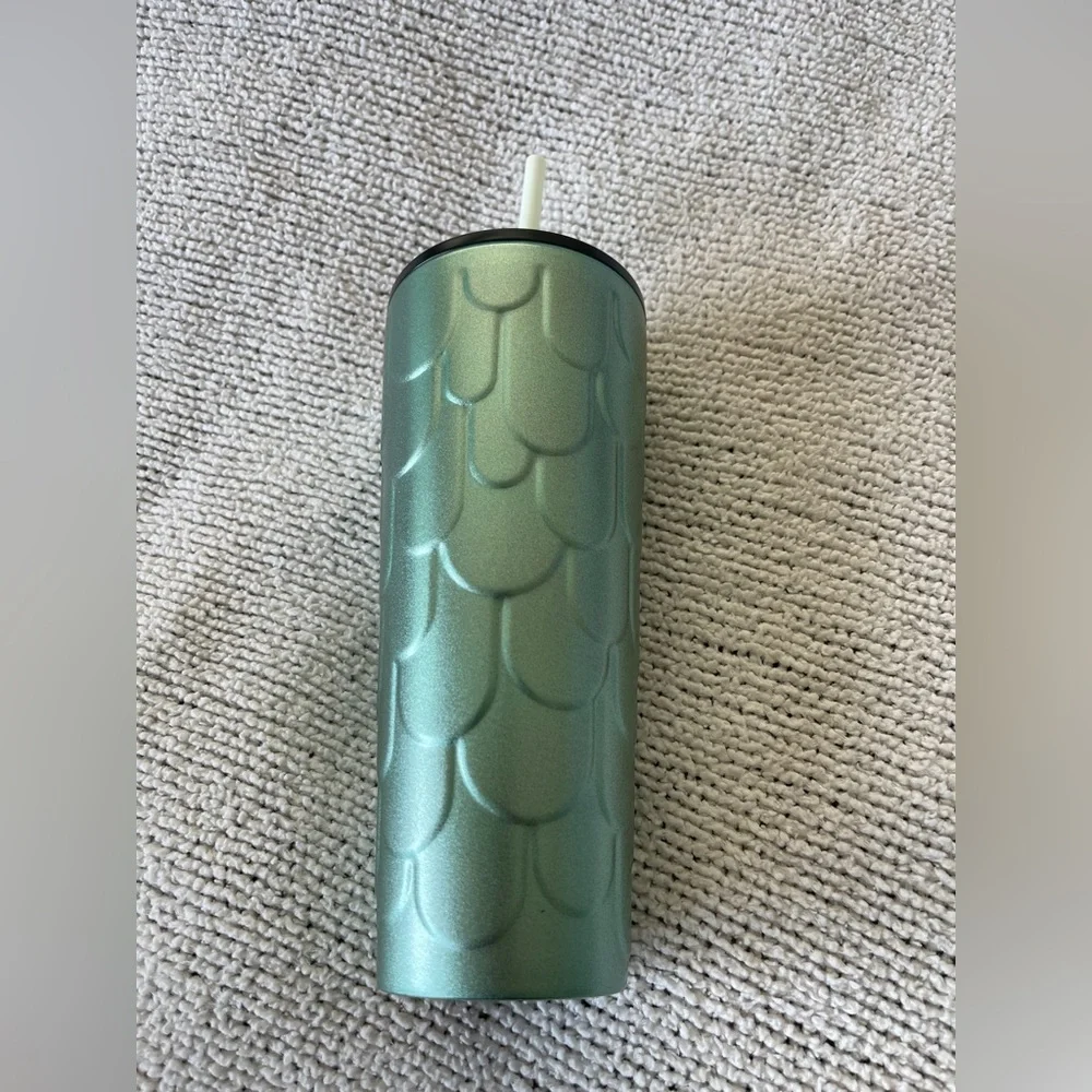 Starbucks Seafoam Green stainless Textured Tumbler 24 oz NWT